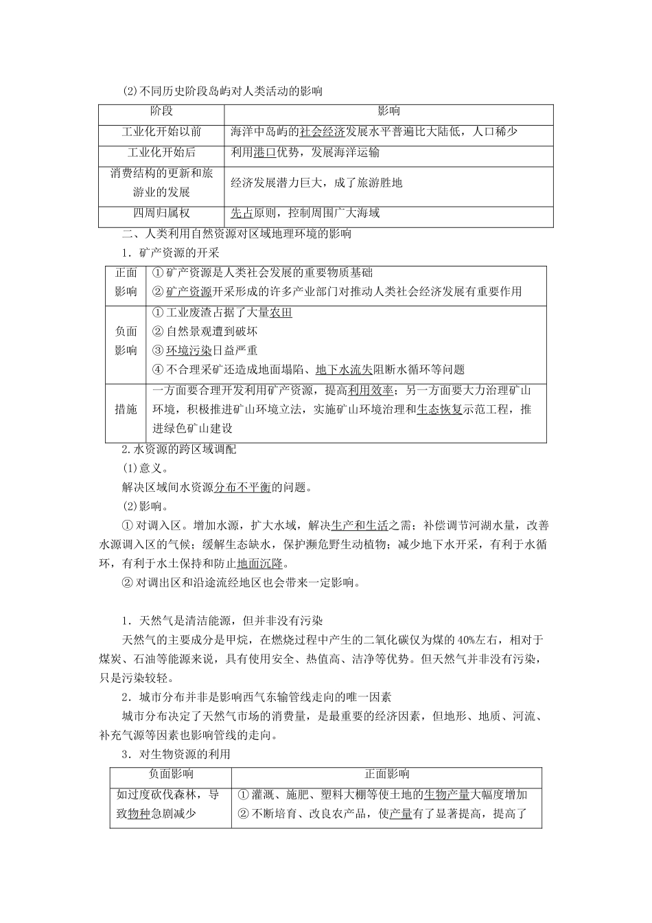 高考地理一轮复习 第3部分 第9章 区域地理环境和人类活动 第2讲 区域地理环境对人类活动的影响 人类活动对区域地理环境的影响学案 中图版-中图版高三全册地理学案_第2页
