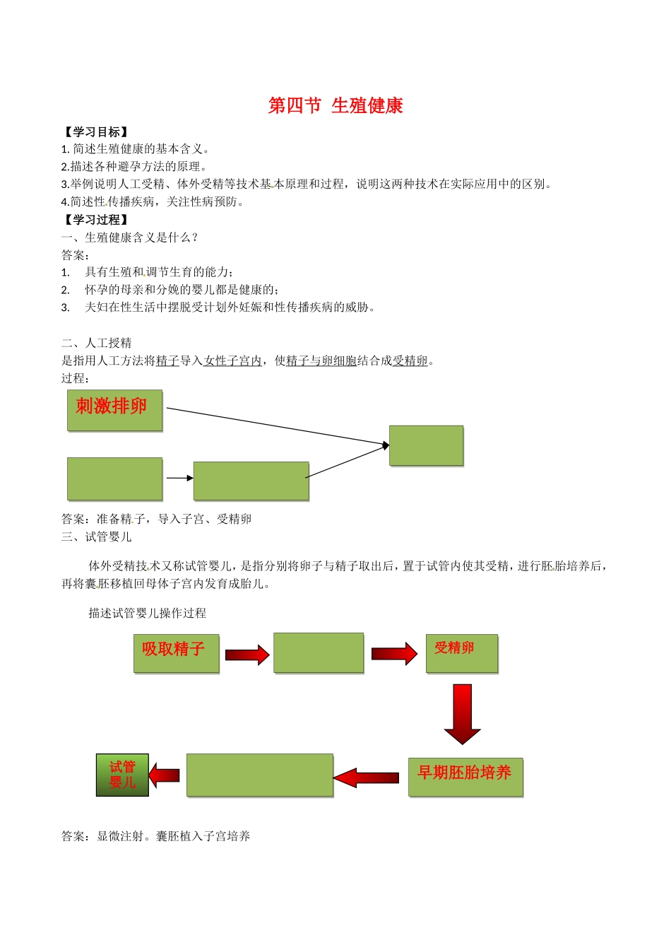 高中生物：14《生殖健康》学案新人教版选修2_第1页