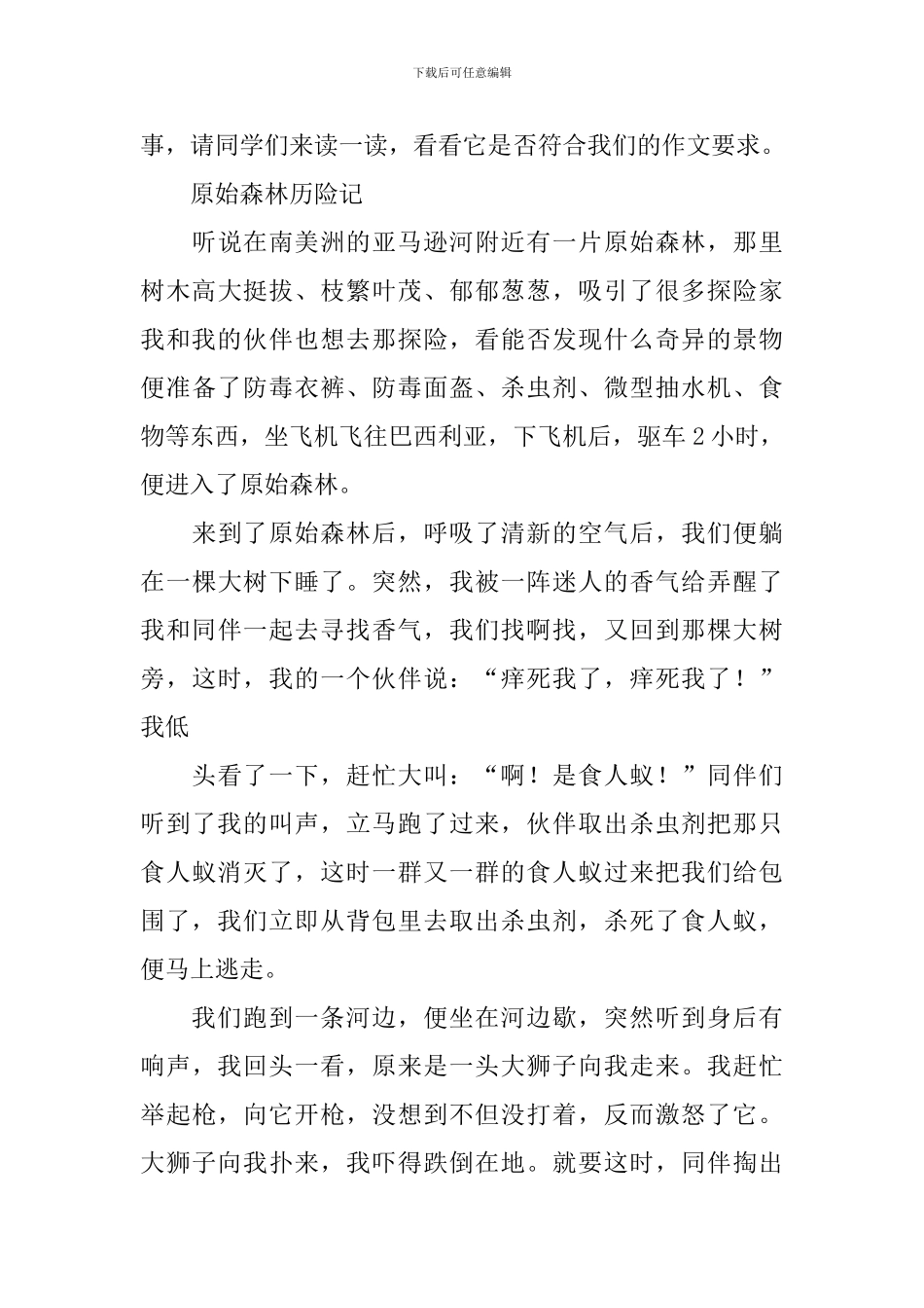 历险记作文教案_第3页