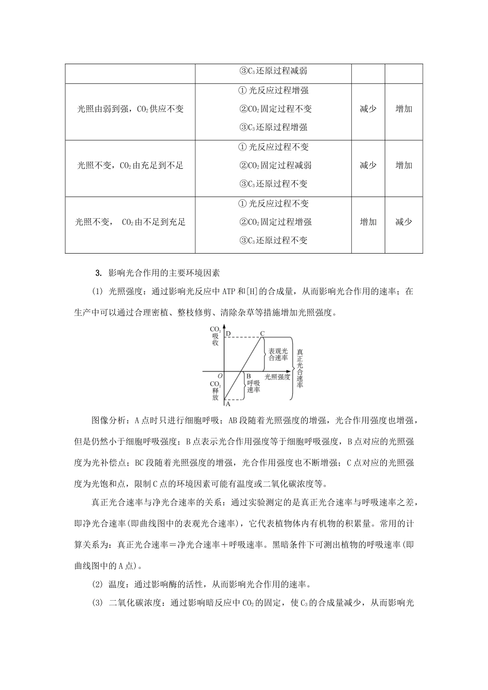 高中生物 第六讲 细胞代谢（二）学案 苏教版必修1-苏教版高二必修1生物学案_第3页