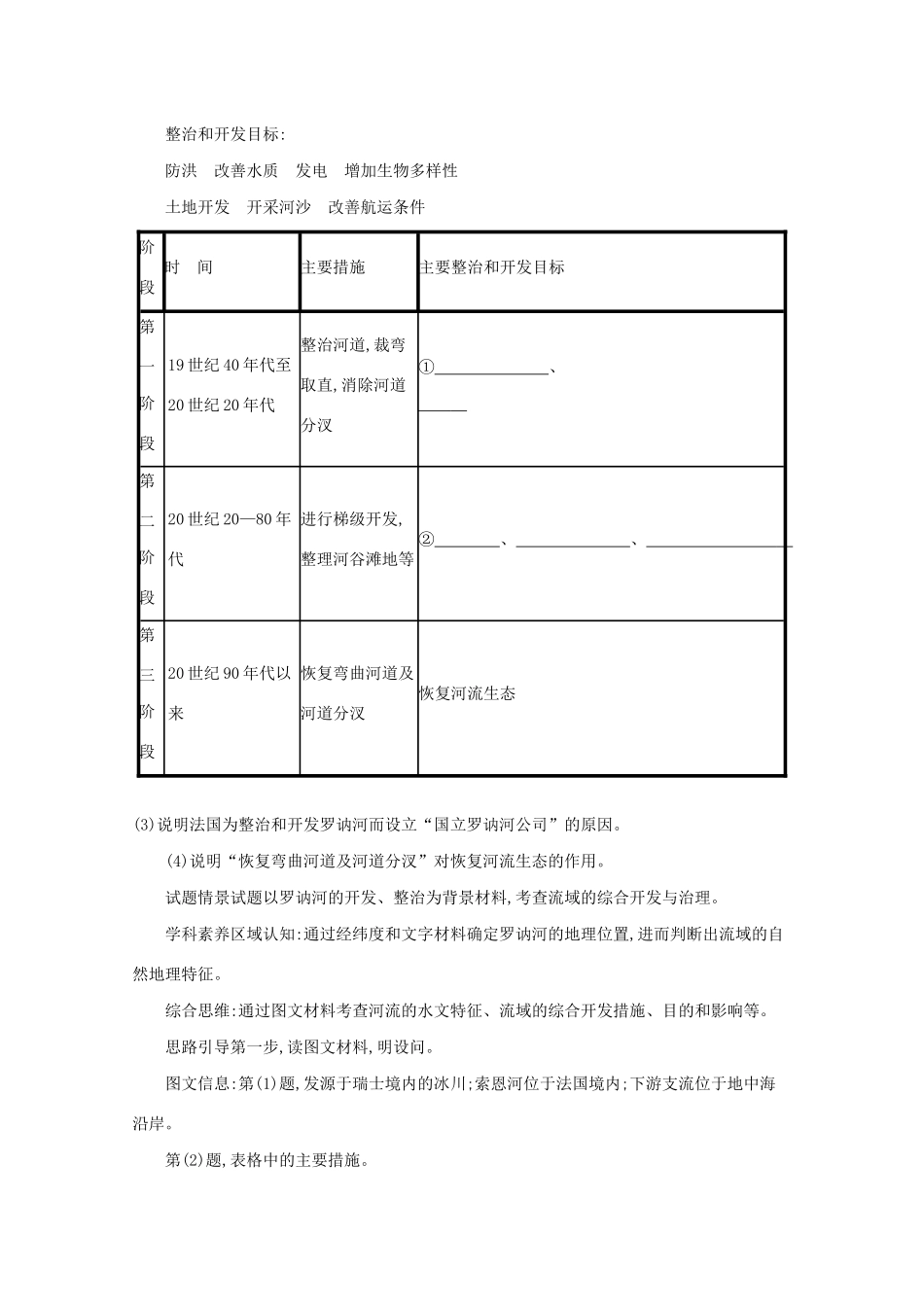 高考地理二轮复习 专题八 区域发展学案-人教版高三全册地理学案_第3页