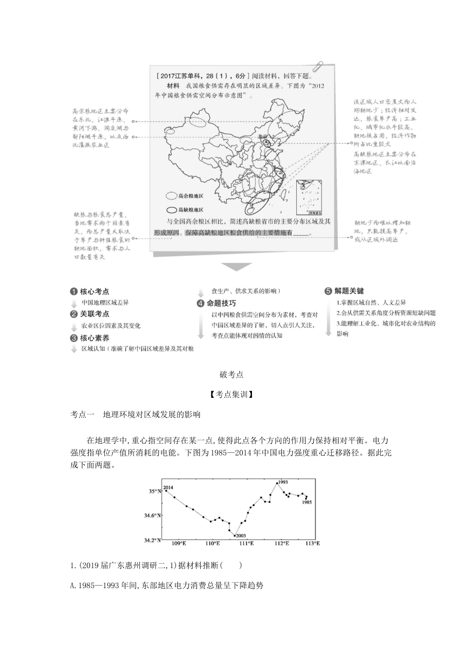 （5年高考3年模拟课标A版）高考地理总复习 专题十三 地理环境与区域发展学案（含解析）-人教版高三全册地理学案_第2页