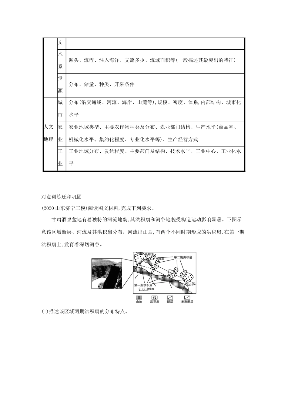 高考地理二轮复习 题型二 非选择题提分策略 1 特征描述类综合题学案-人教版高三全册地理学案_第3页