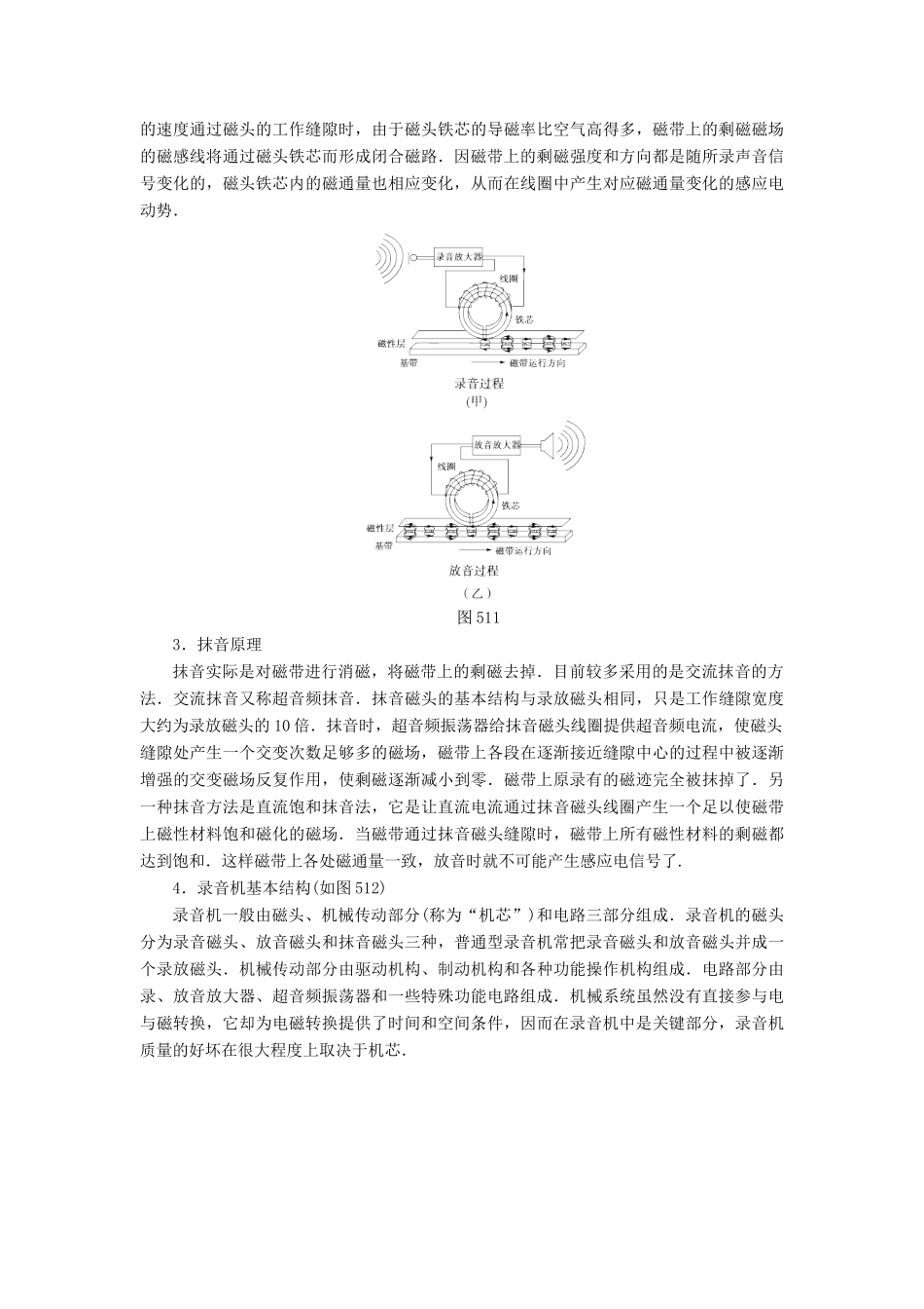 高中物理 第5章 走进现代化家庭 5.1 客厅里的精彩学案 沪科版选修1-1-沪科版高二选修1-1物理学案_第3页