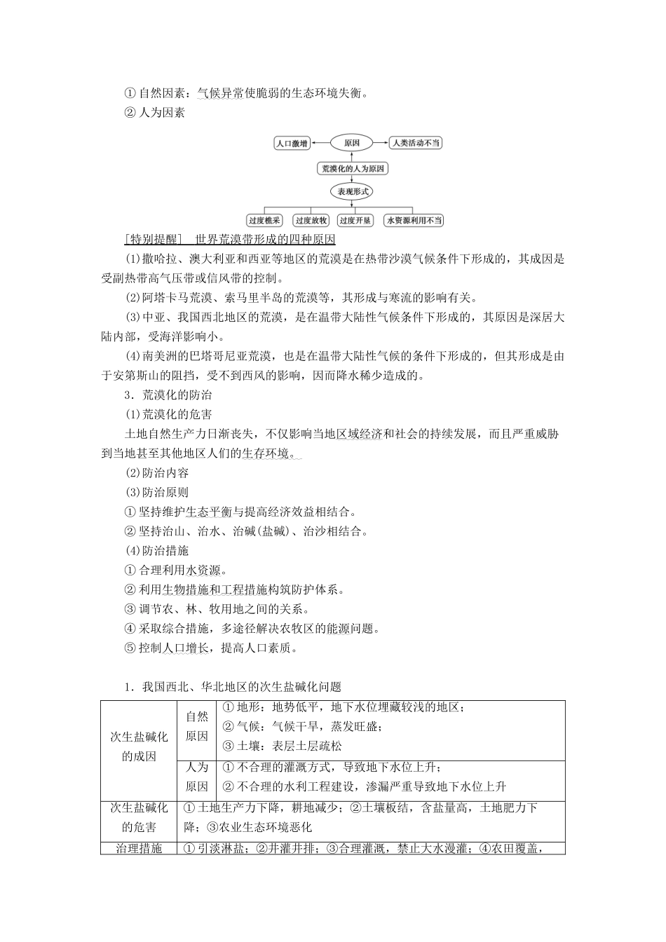高考地理一轮复习 第3部分 第10章 区域可持续发展 第1讲 中国黄土高原水土流失的治理学案 中图版-中图版高三全册地理学案_第3页