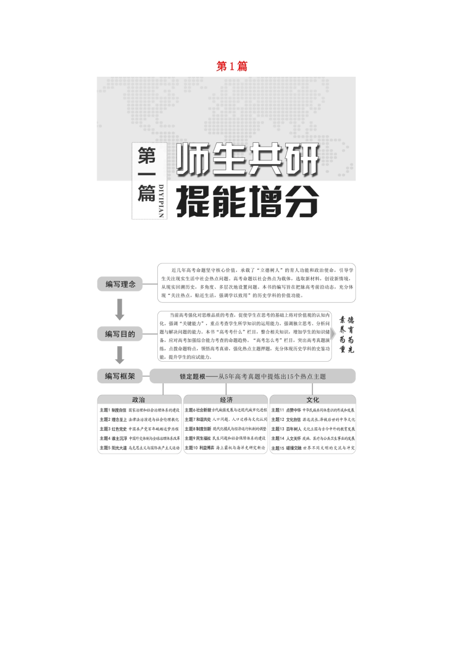 （统考版）高考历史二轮复习 第一篇 师生共研 提能增分 第一辑 热点主题归纳 坚守核心价值 主题1 制度自信 国家治理和社会治理体系的建设学案（含解析）-人教版高三全册历史学案_第1页