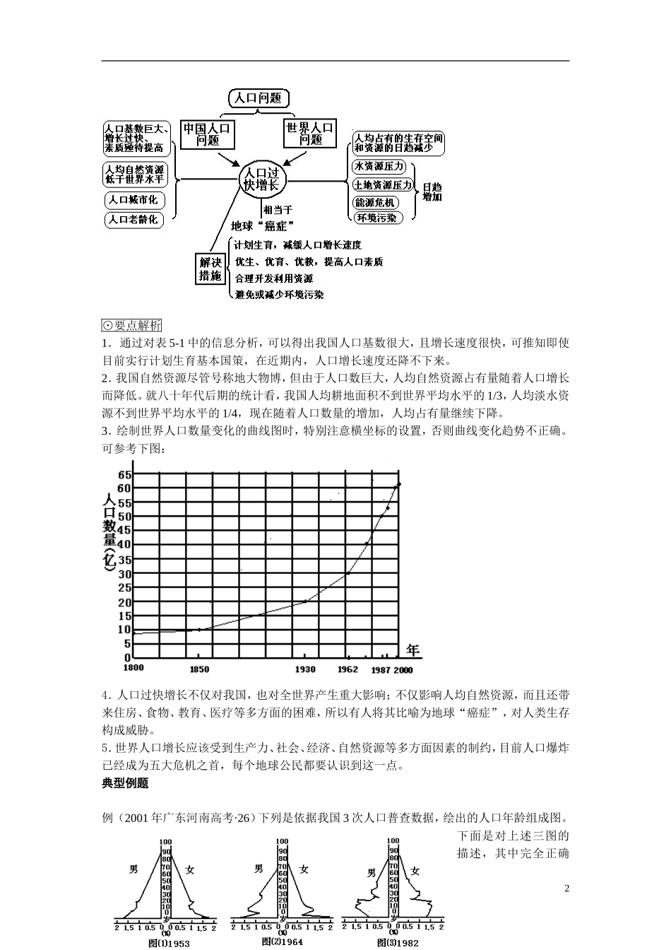高中生物《人类影响环境》学案2 苏教版必修3_第2页