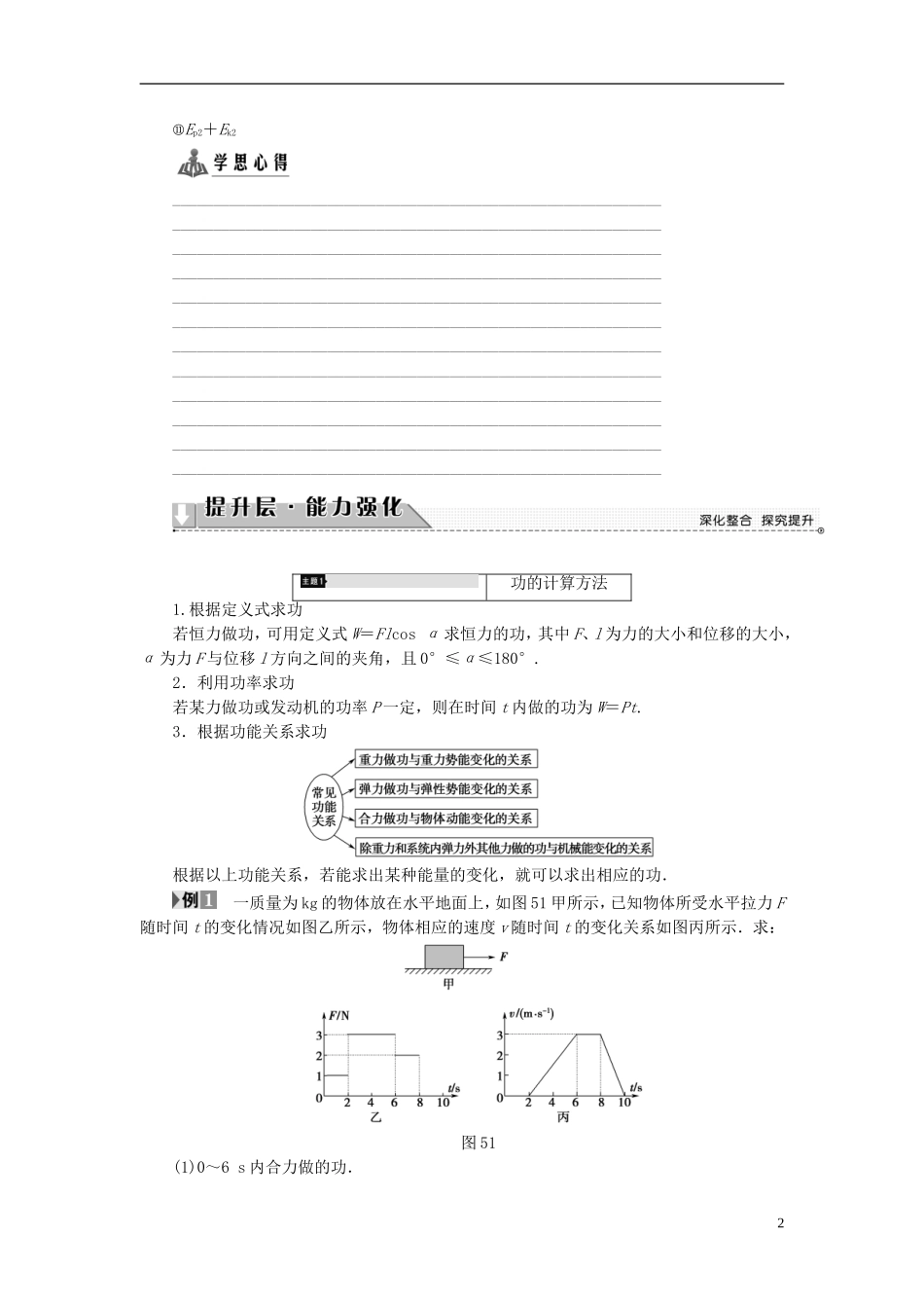 高中物理 第5章 经典力学的成就与局限性章末分层突破教师用书 教科版必修2-教科版高二必修2物理学案_第2页