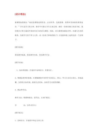 盲孩子和他的影子教案4