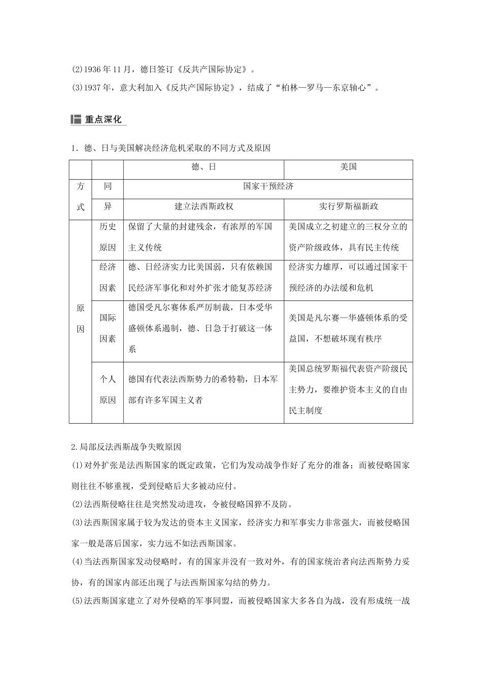 （浙江选考）高考历史二轮专题复习 板块三 现代的世界和中国 专题20 第二次世界大战与奥斯威辛集中营学案-人教版高三全册历史学案_第3页