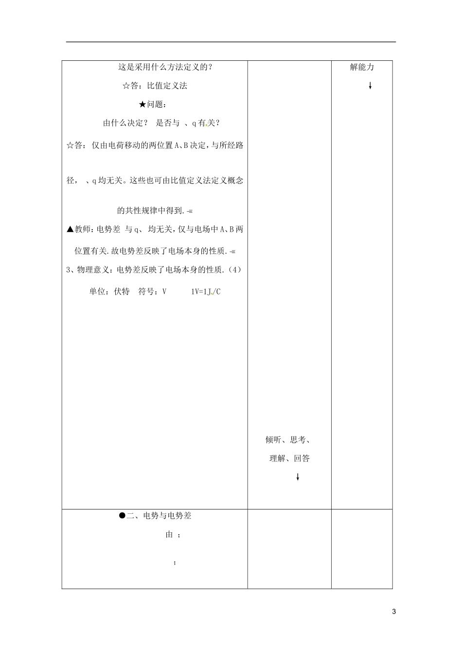高中物理 1.6《电势能》复习教学案 新人教版选修3-1_第3页