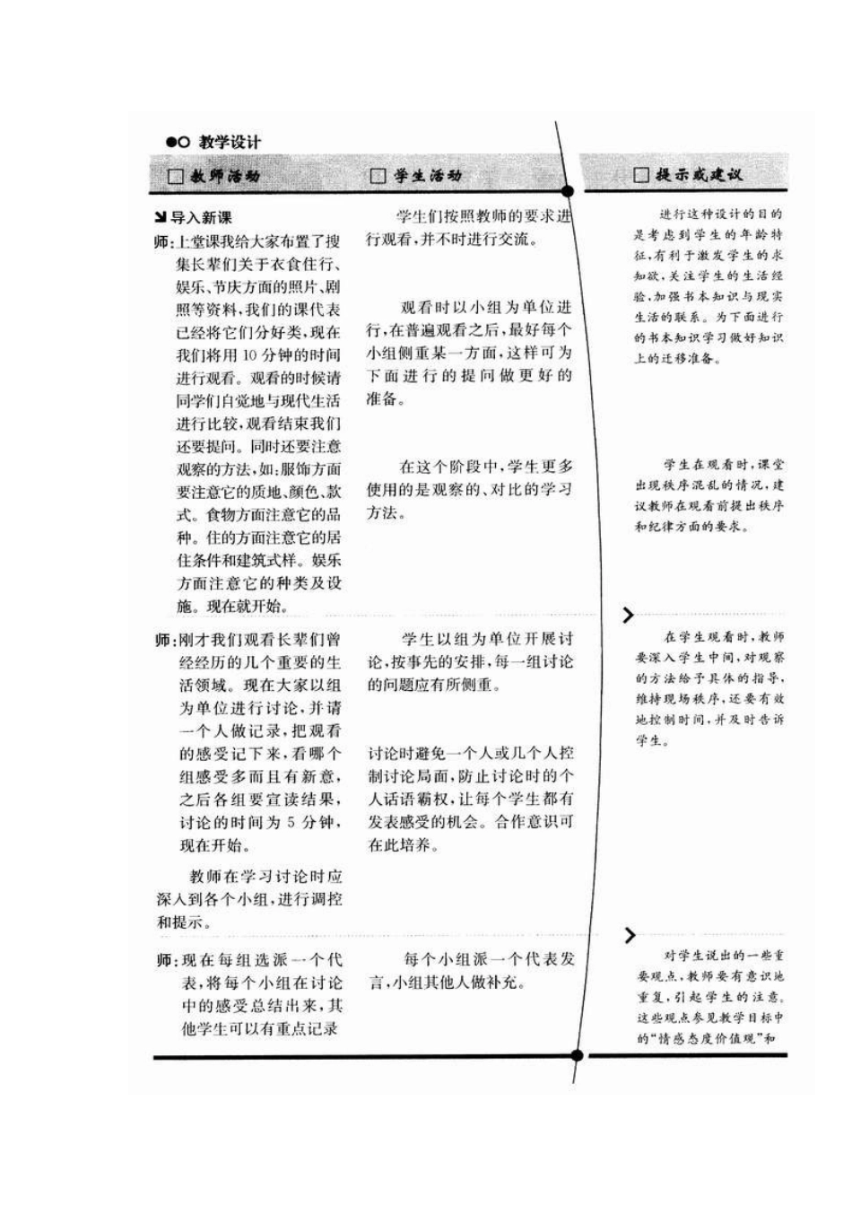 人教版·教学案例与设计七年级历史第11课　万千气象的宋代社会风貌_第3页