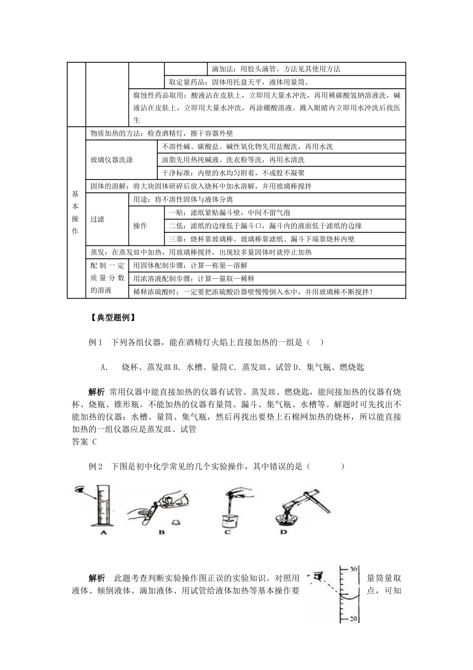 2009年中考化学实验题复习教案_第2页