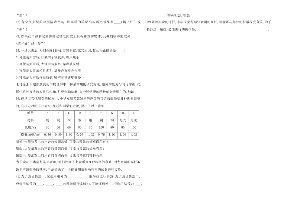 噪声的危害和控制学案_第2页