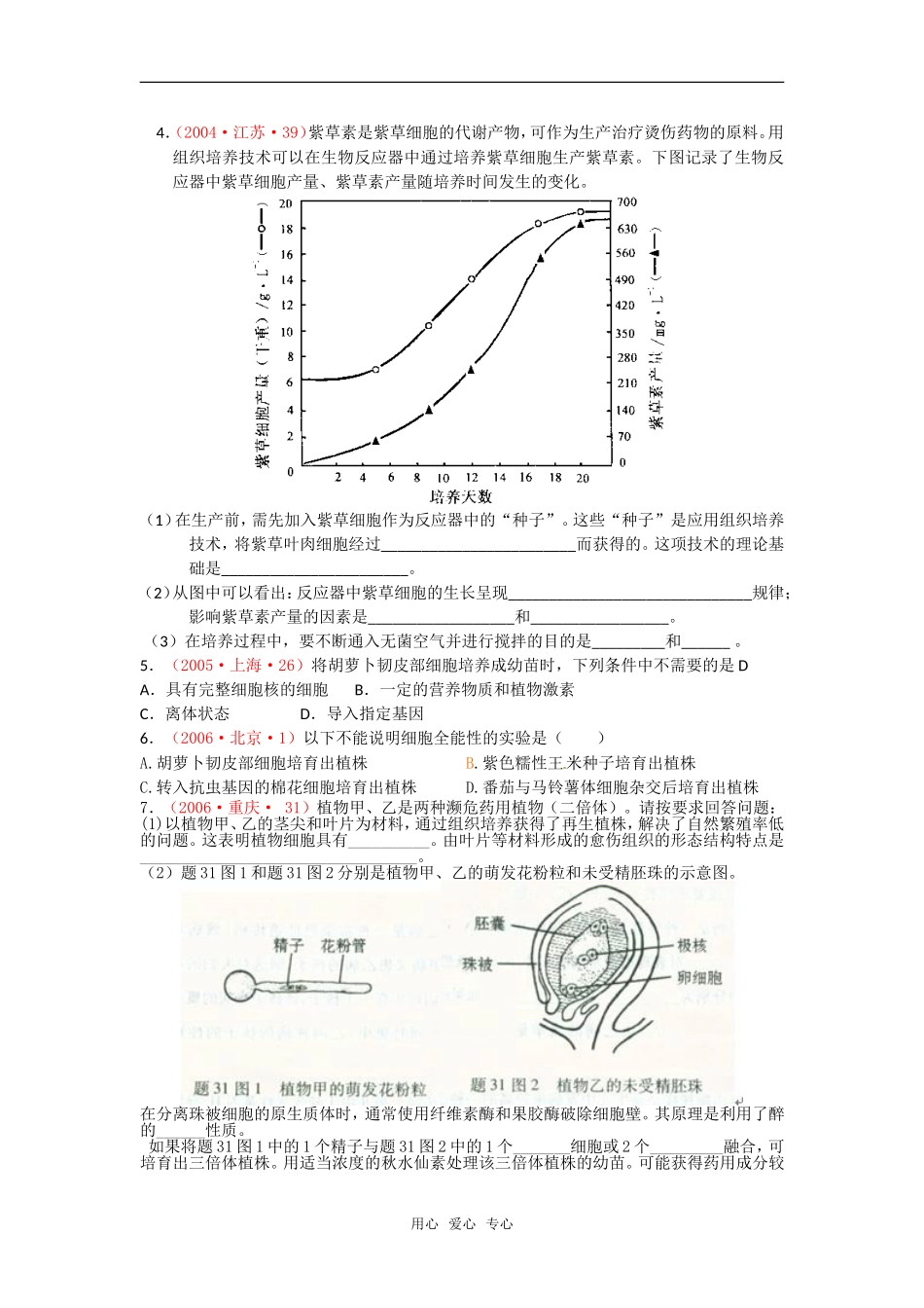高中生物： 122 植物组织培养（学案）中图版选修3_第2页
