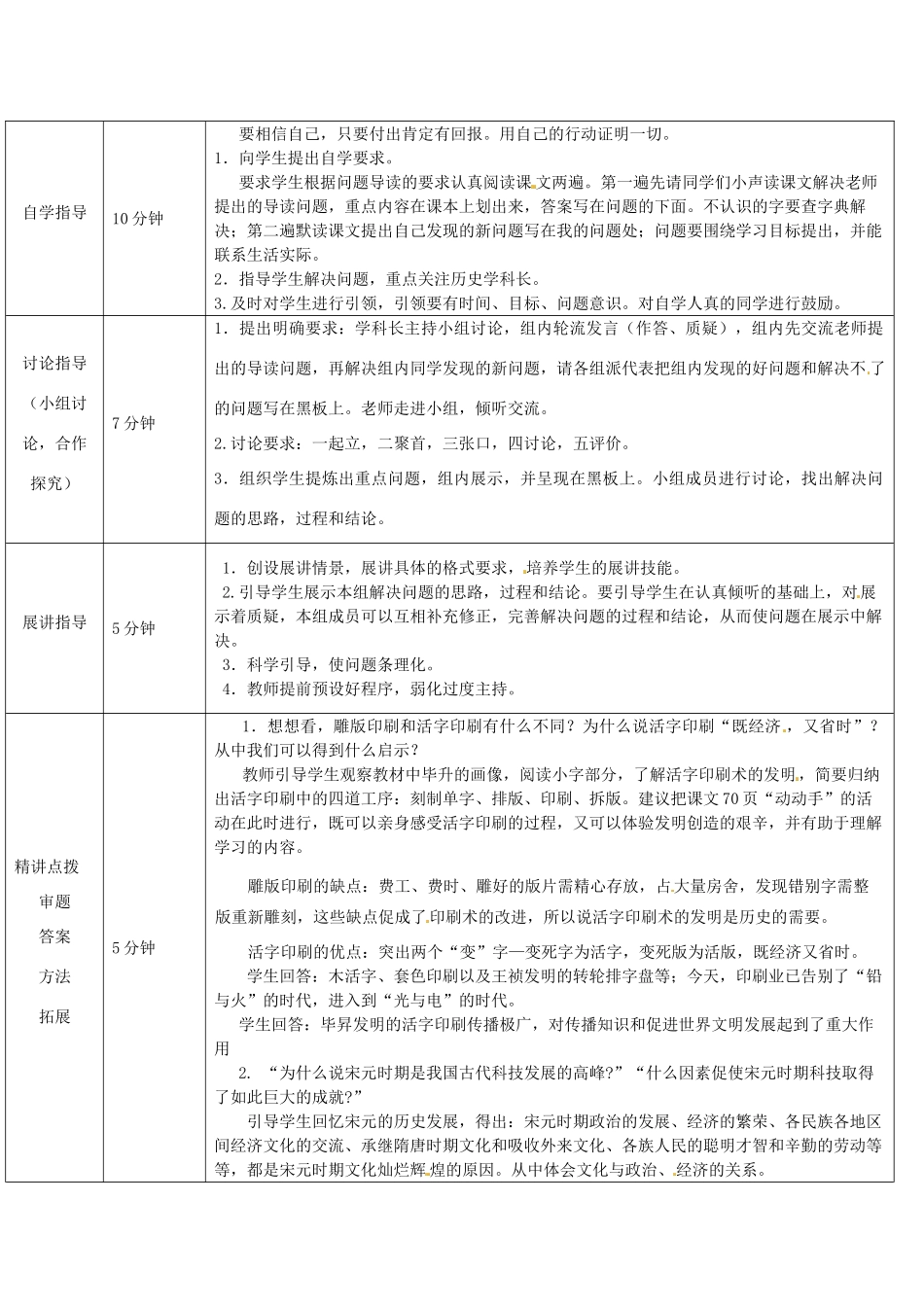 山东省济阳县竞业园学校七年级历史下册 第13课 灿烂的宋元文化（一）导学案 新人教版_第2页