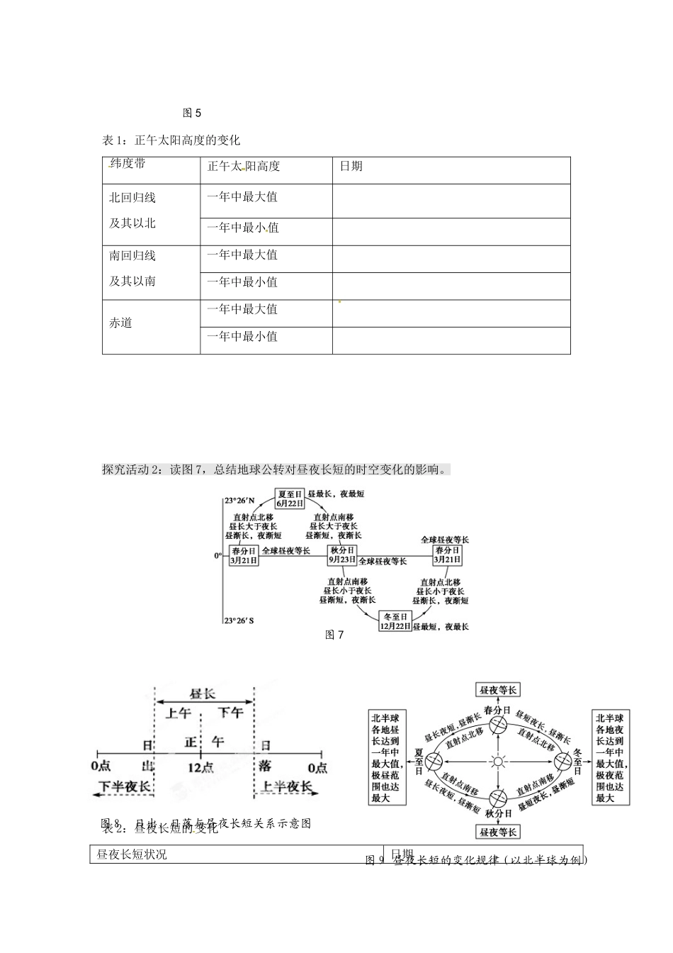 高考地理二轮复习 专题二 宇宙中的地球（第4课时）学案-人教版高三全册地理学案_第2页