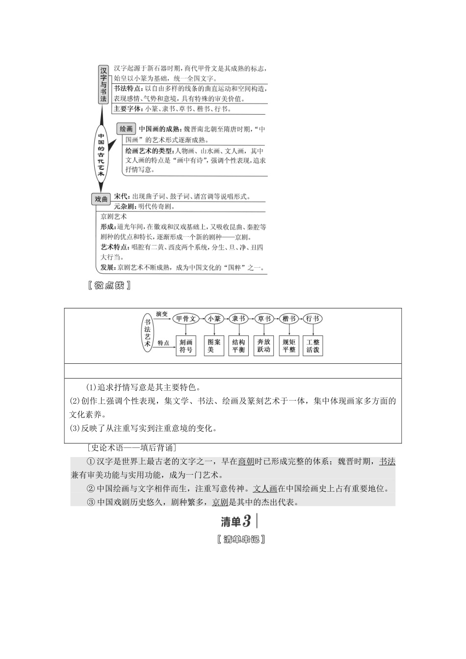 （江苏专版）高考历史一轮复习 模块三 文化发展历程 专题十三 中国古代和现代的科技与文化 第27讲 古代中国的科学技术与文化学案（含解析）人民版-人民版高三全册历史学案_第3页