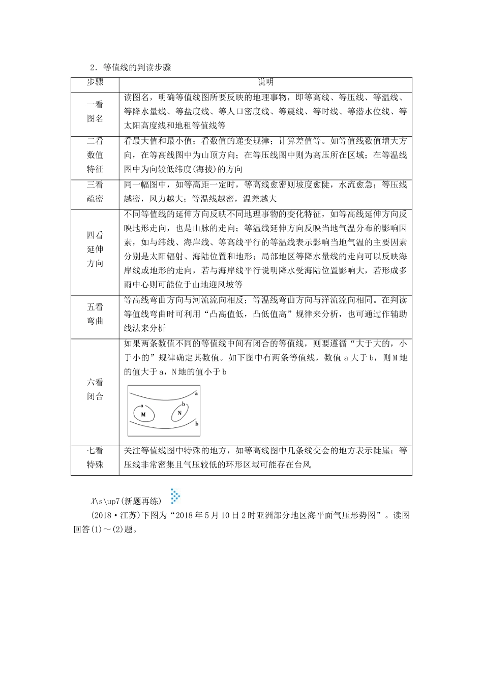 高考地理大二轮复习 常见地理图表判读技能 素能1 常见地理图表判读技能学案-人教版高三全册地理学案_第2页