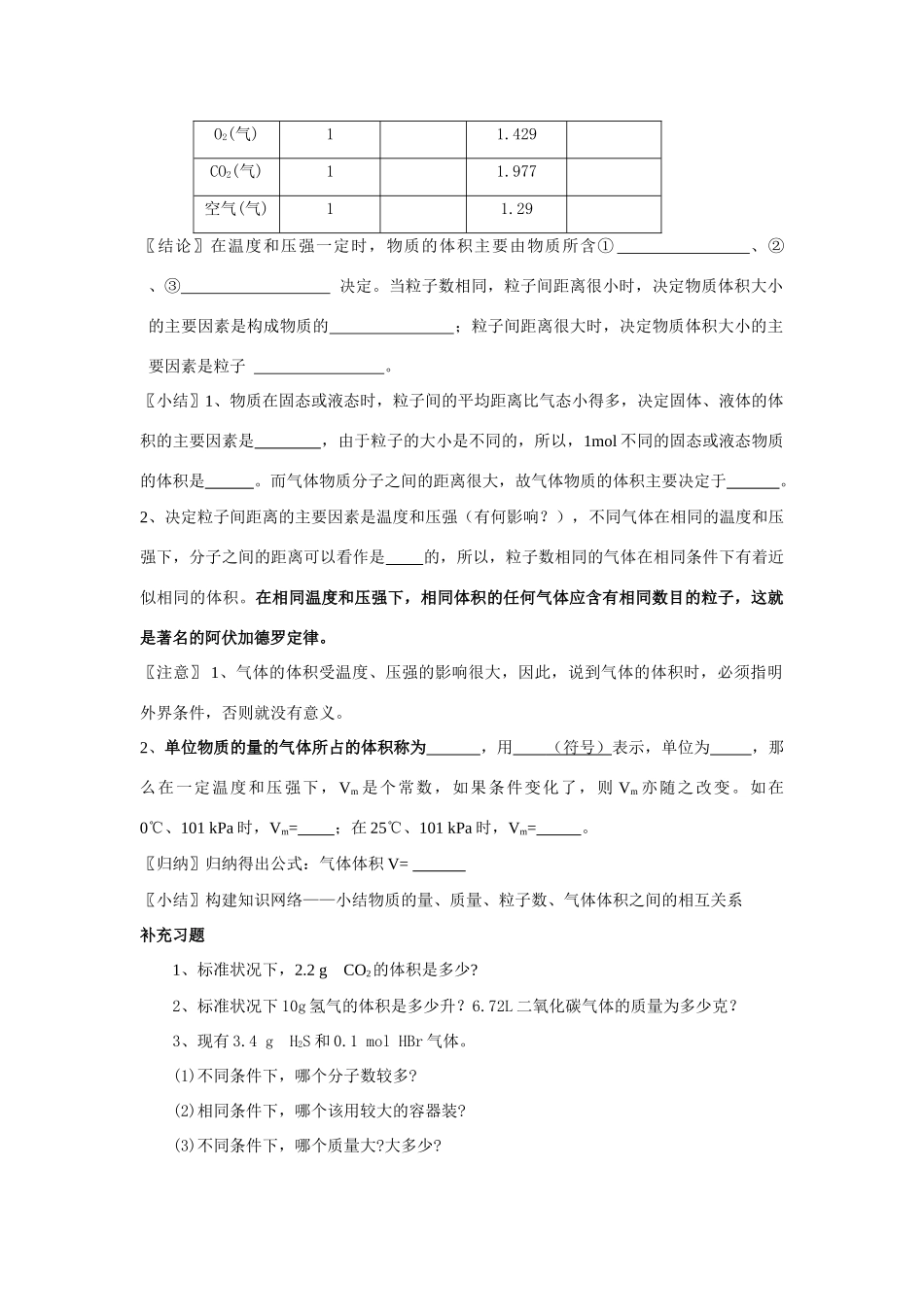 第二节   化学计量在实验中的应用第2课时_第2页