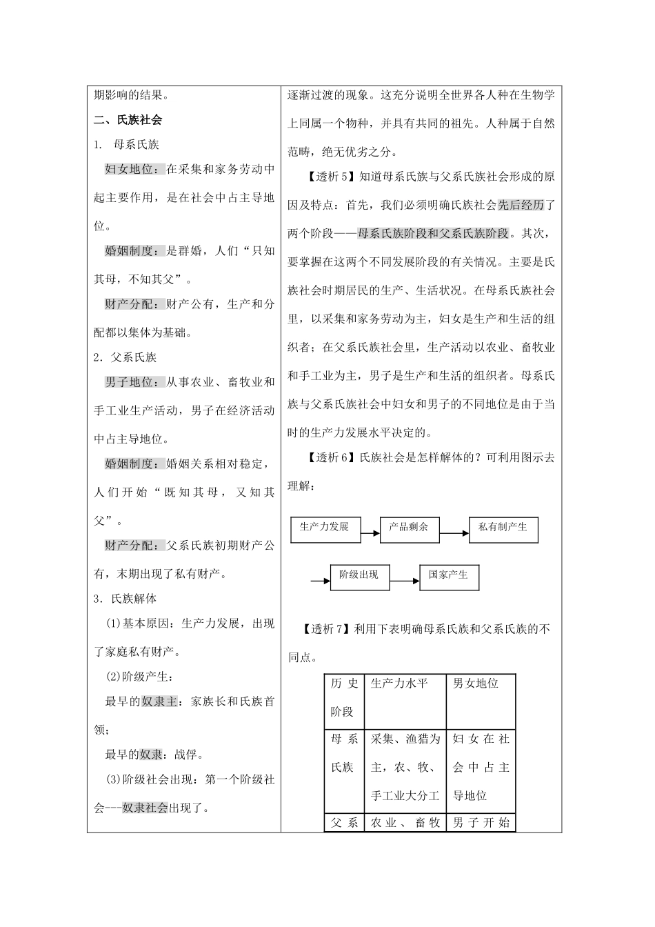 九年级历史上：第1课《人类的形成》学案（人教新课标）_第3页