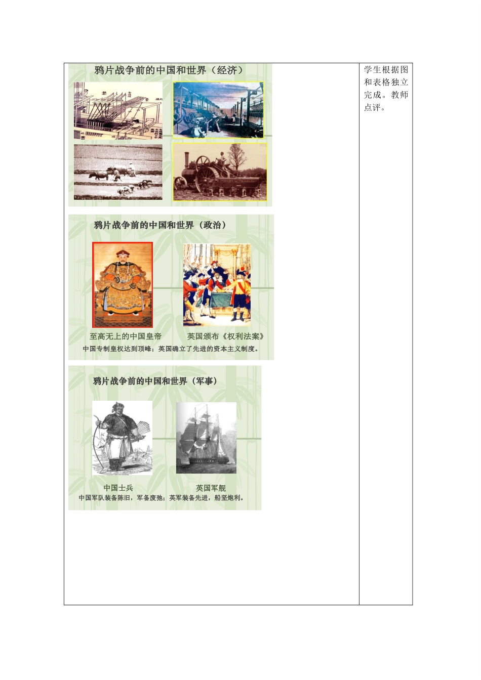八年级历史上册 第1课 鸦片战争学案2 川教版-川教版初中八年级上册历史学案_第3页