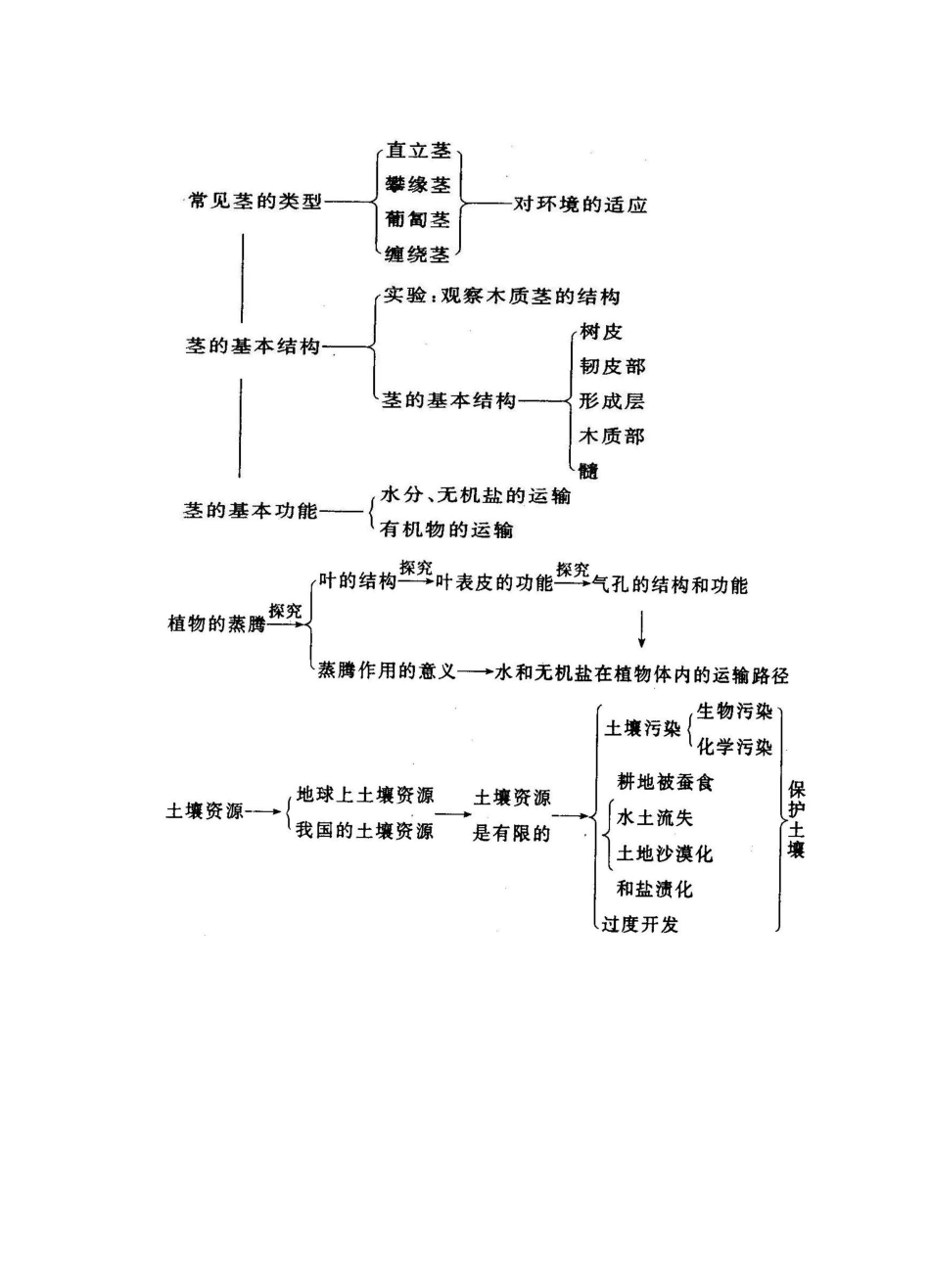 八年级科学上册 第3章 植物与土壤 学案浙教版_第2页