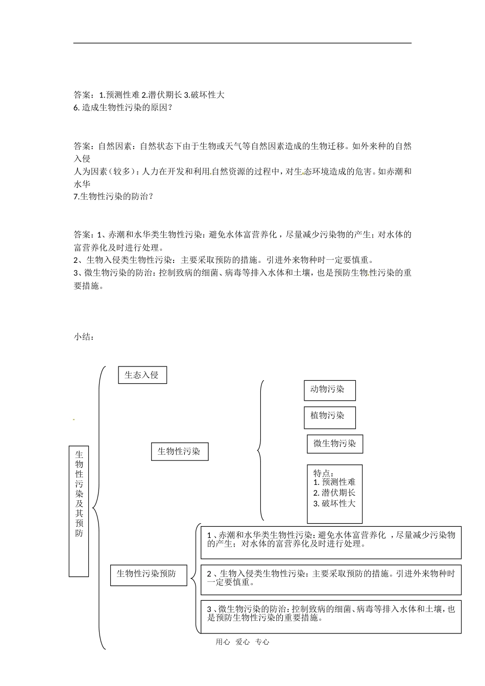 高中生物： 211 生物性污染（学案）中图版选修2_第2页