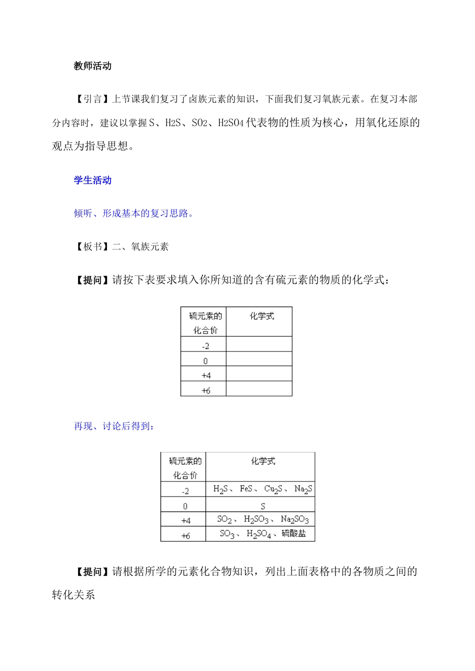 第二轮复习教案氧族元素_第2页
