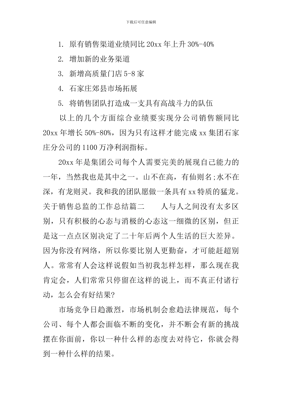 关于销售总监的工作总结_第3页