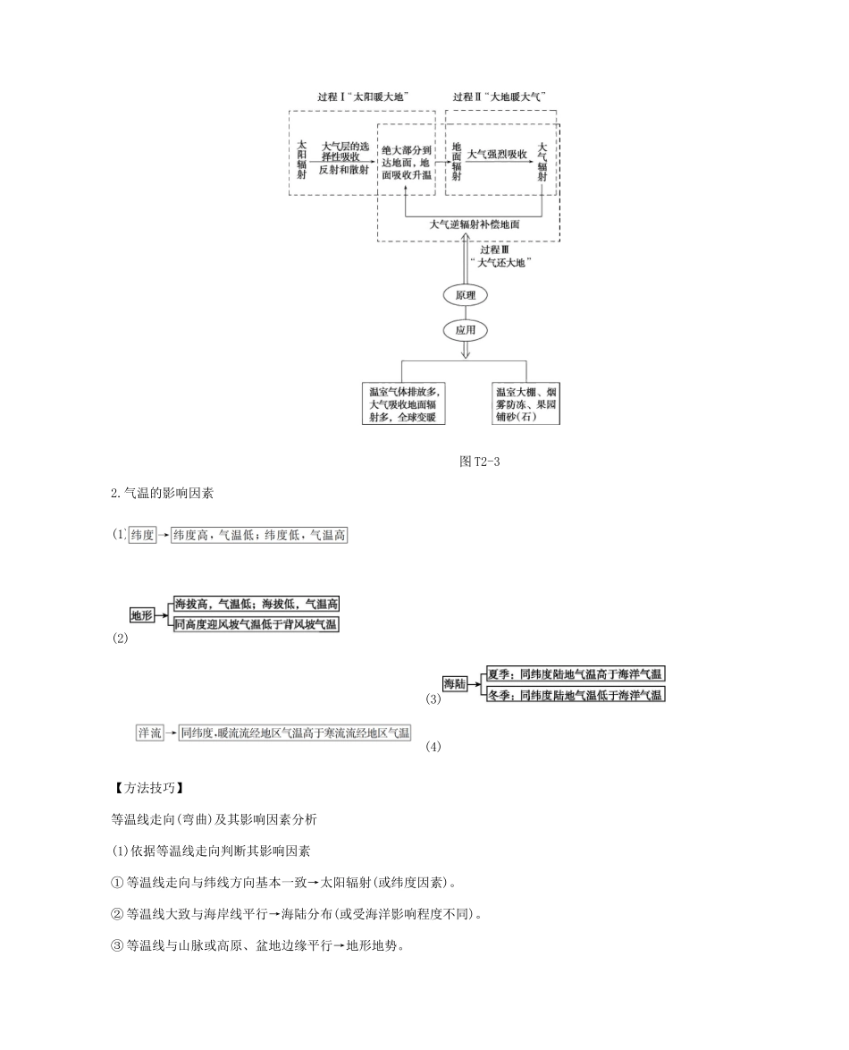 高考地理二轮复习 专题2 大气运动规律学案-人教版高三全册地理学案_第3页