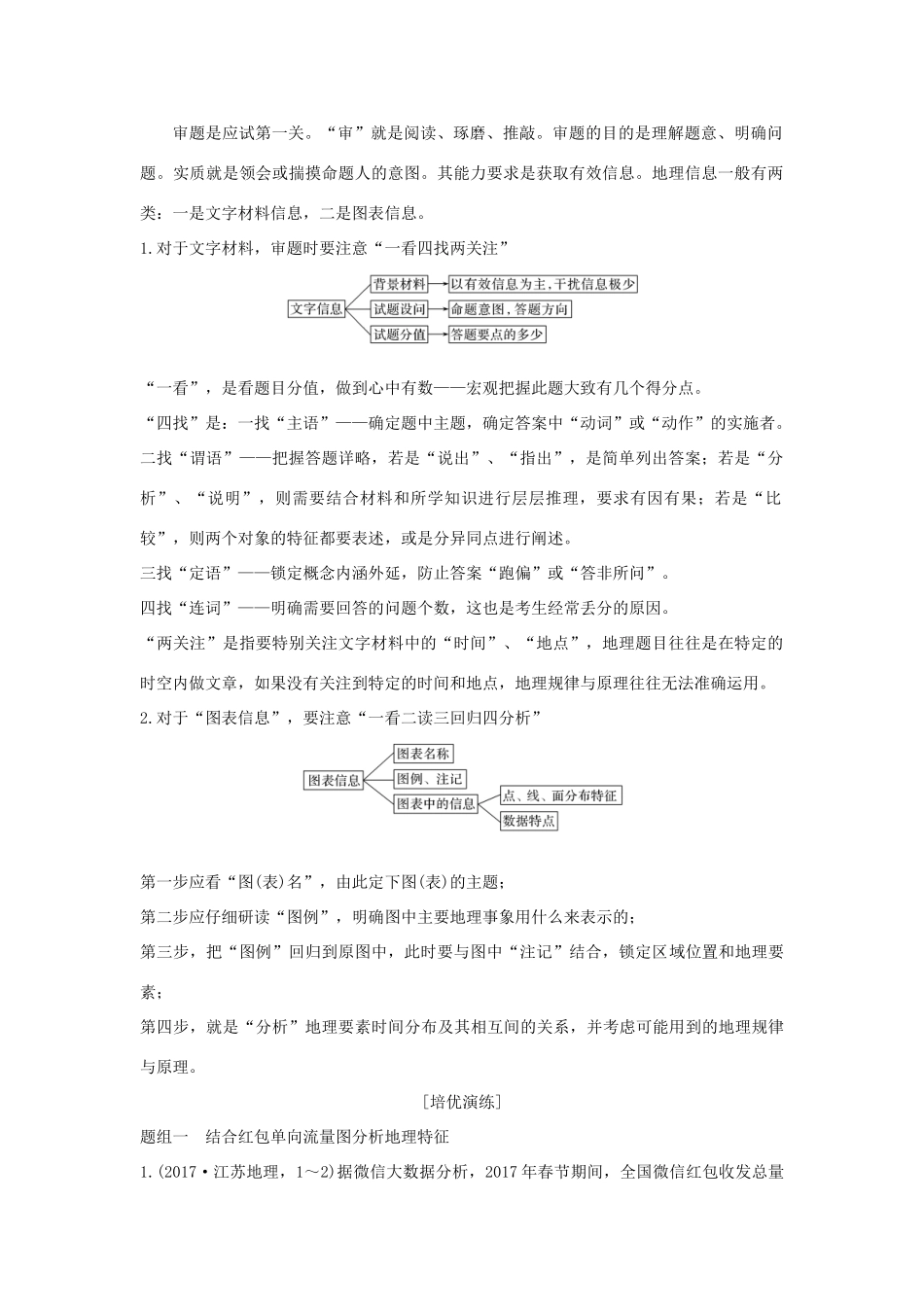 （全国通用）高考地理二轮复习 第一部分 学科技能培养 技能五 解题能力培养学案-人教版高三全册地理学案_第2页