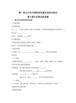 第3课古代商业的发展3.2