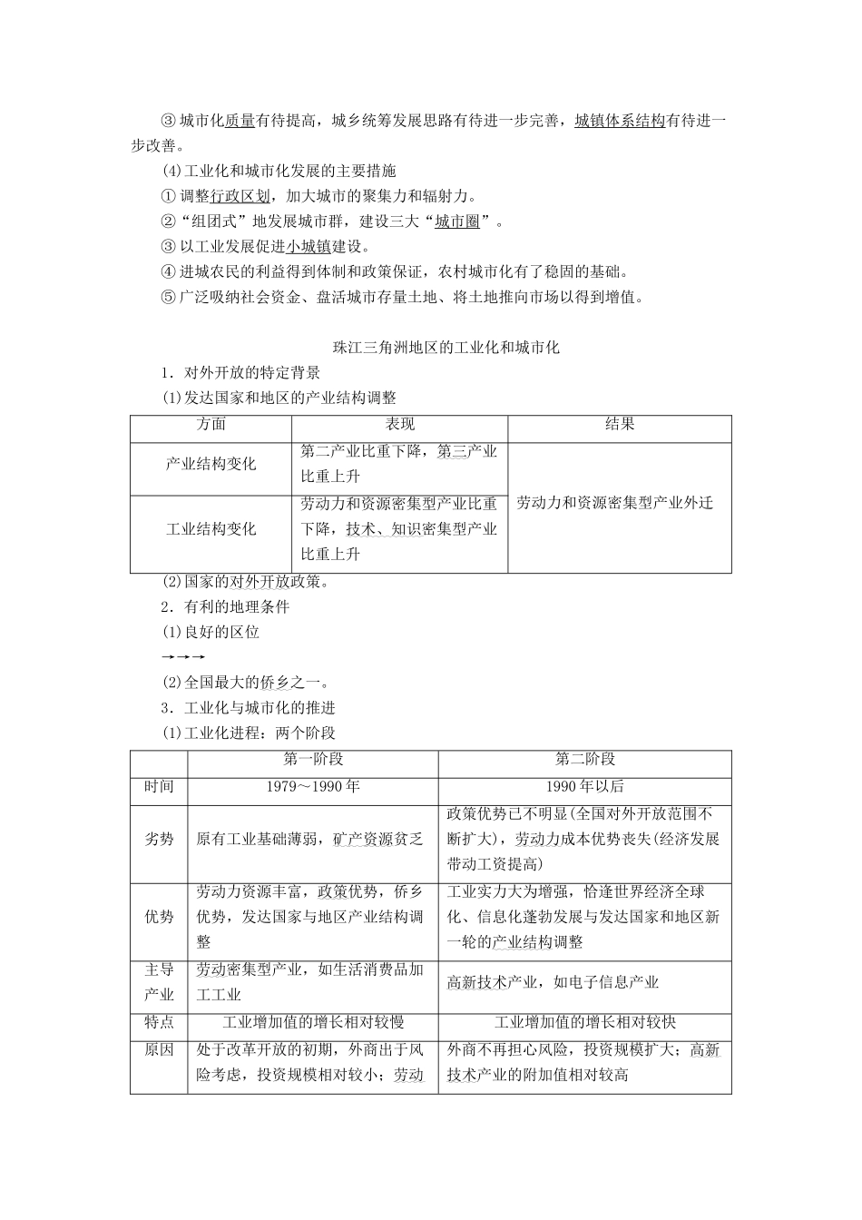高考地理一轮复习 第3部分 第10章 区域可持续发展 第5讲 中国江苏省工业化和城市化学案 中图版-中图版高三全册地理学案_第2页