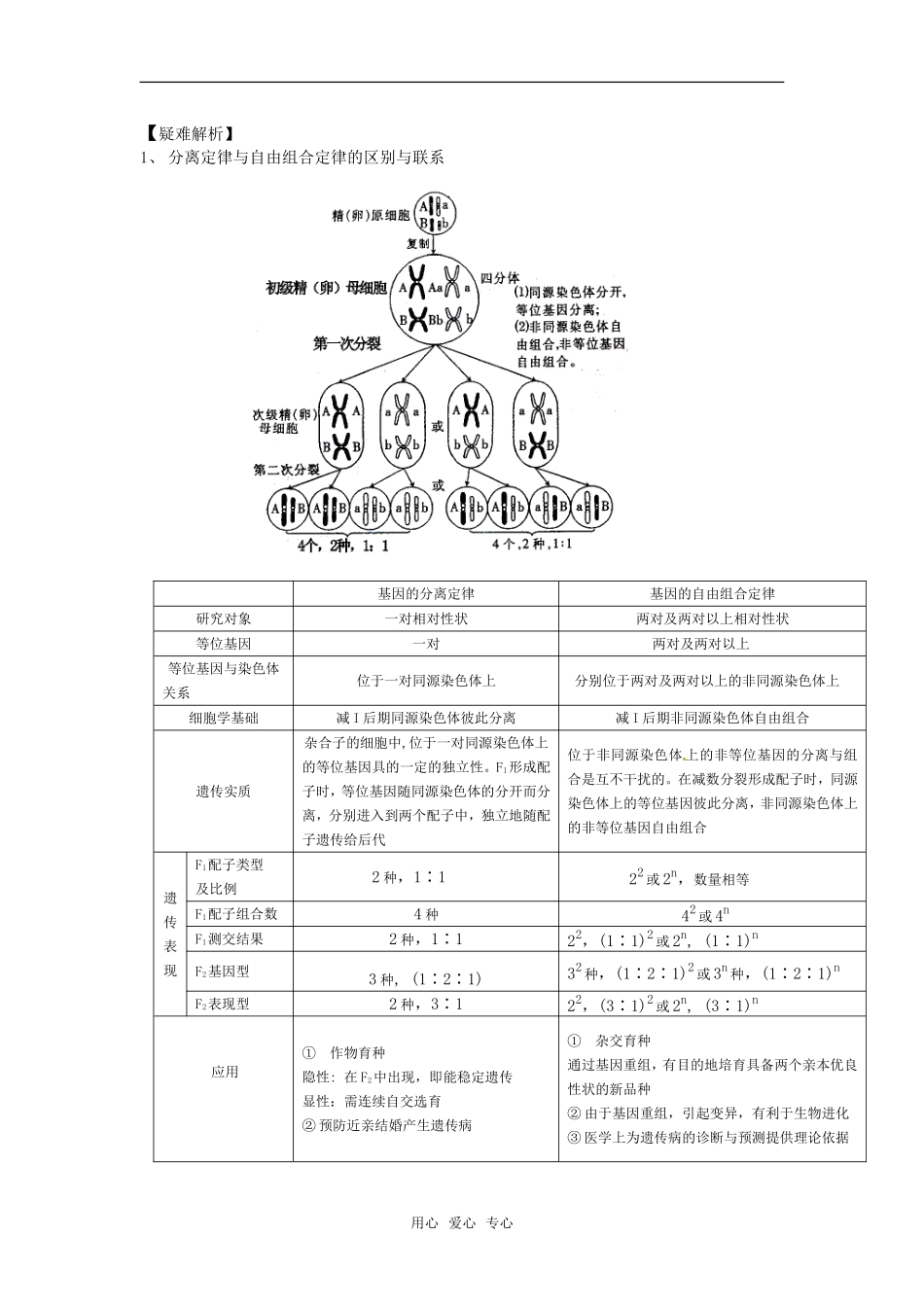 高中生物： 32 基因的自由组合定律（学案）苏教版必修2_第3页