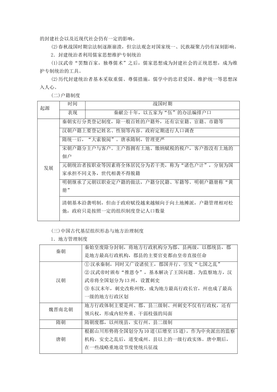 （山东专用）新高考历史二轮复习 第一篇 师生共研 提能增分 第一辑 热点主题归纳 坚守核心价值 主题1 制度自信学案（含解析）-人教版高三全册历史学案_第3页