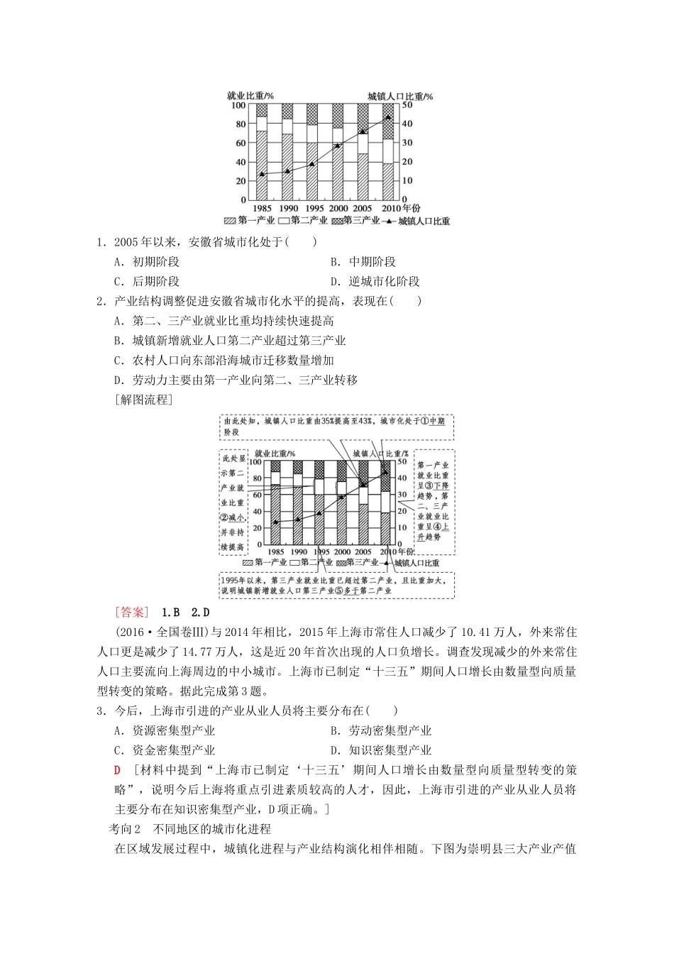 高考地理一轮复习 第10章 区域可持续发展 第6节 区域工业化与城市化进程——以珠江三角洲为例学案 新人教版-新人教版高三全册地理学案_第3页