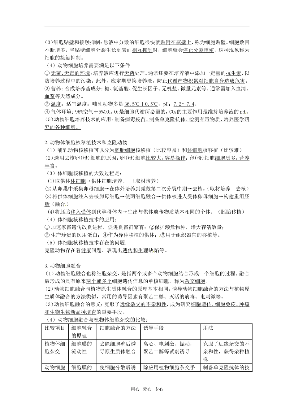 高中生物： 12 细胞工程（学案）中图版选修3_第3页