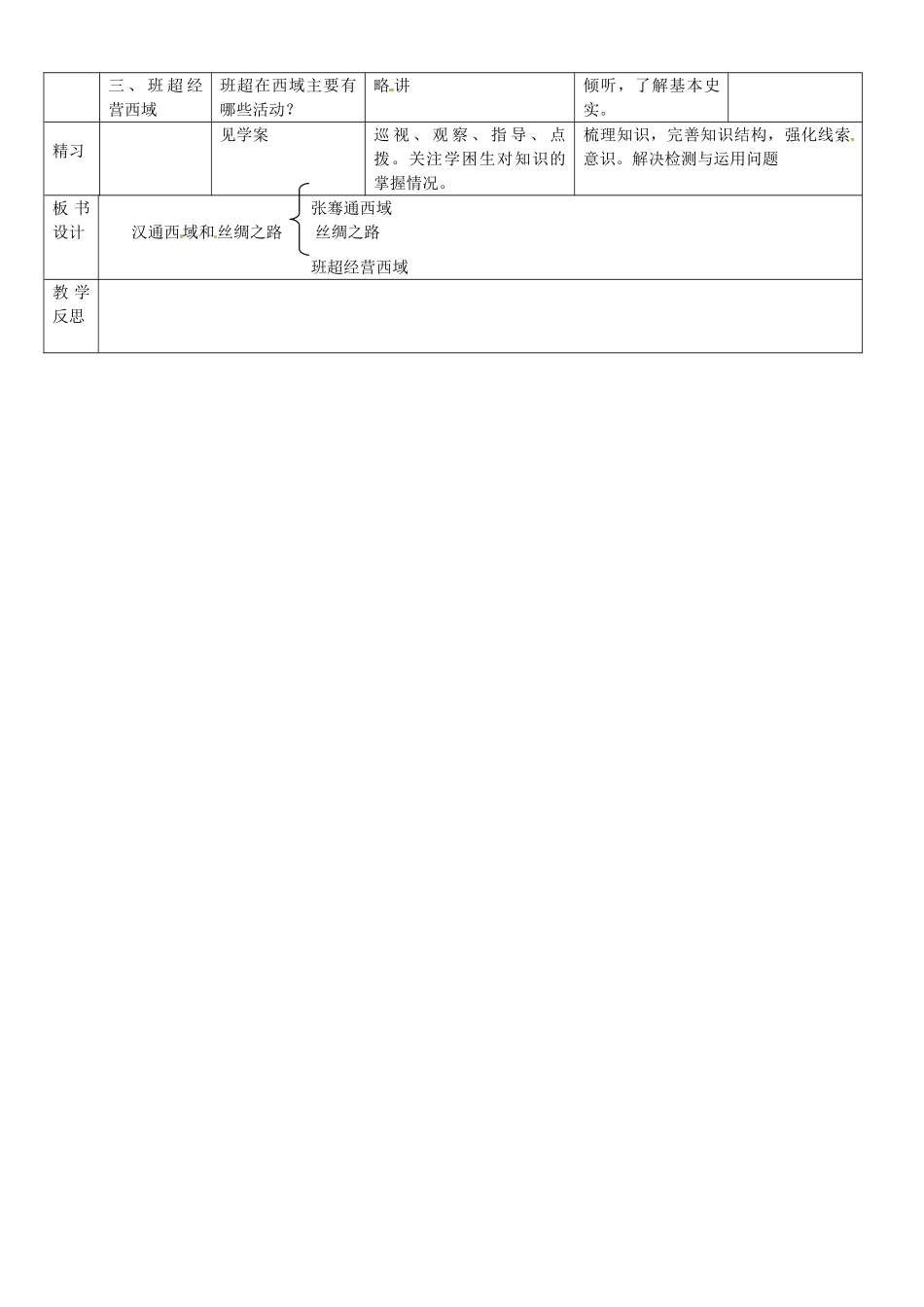 吉林省通化市外国语中学七年级历史上册 第15课 汉通西域和丝绸之路导学案 新人教版_第2页