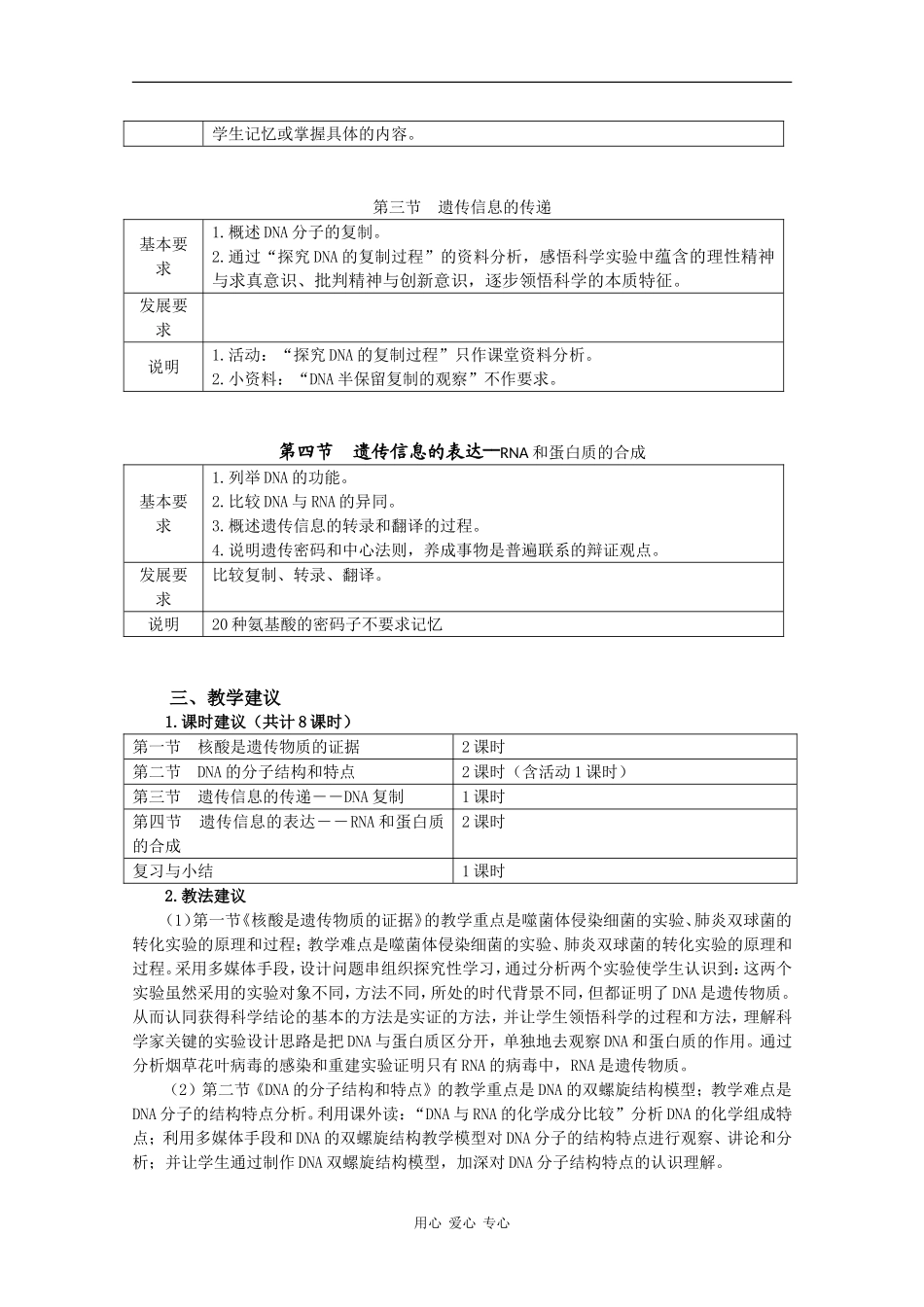 高中生物：第3章《遗传的分子基础》学案（1）（浙科版必修2）_第2页