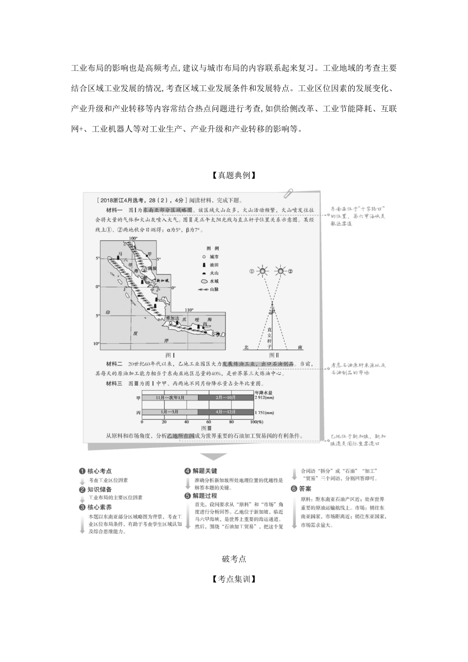 （5年高考3年模拟A版）浙江省高考地理总复习 专题八 第二讲 工业区位因素与工业地域联系学案（含解析）-人教版高三全册地理学案_第3页