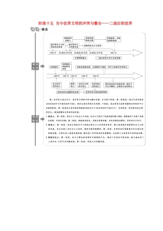 （通史版）高考历史一轮复习 阶段十五 当今世界文明的冲突与整合——二战后的世界 第1讲 美苏两极格局的形成学案 人民版-人民版高三全册历史学案