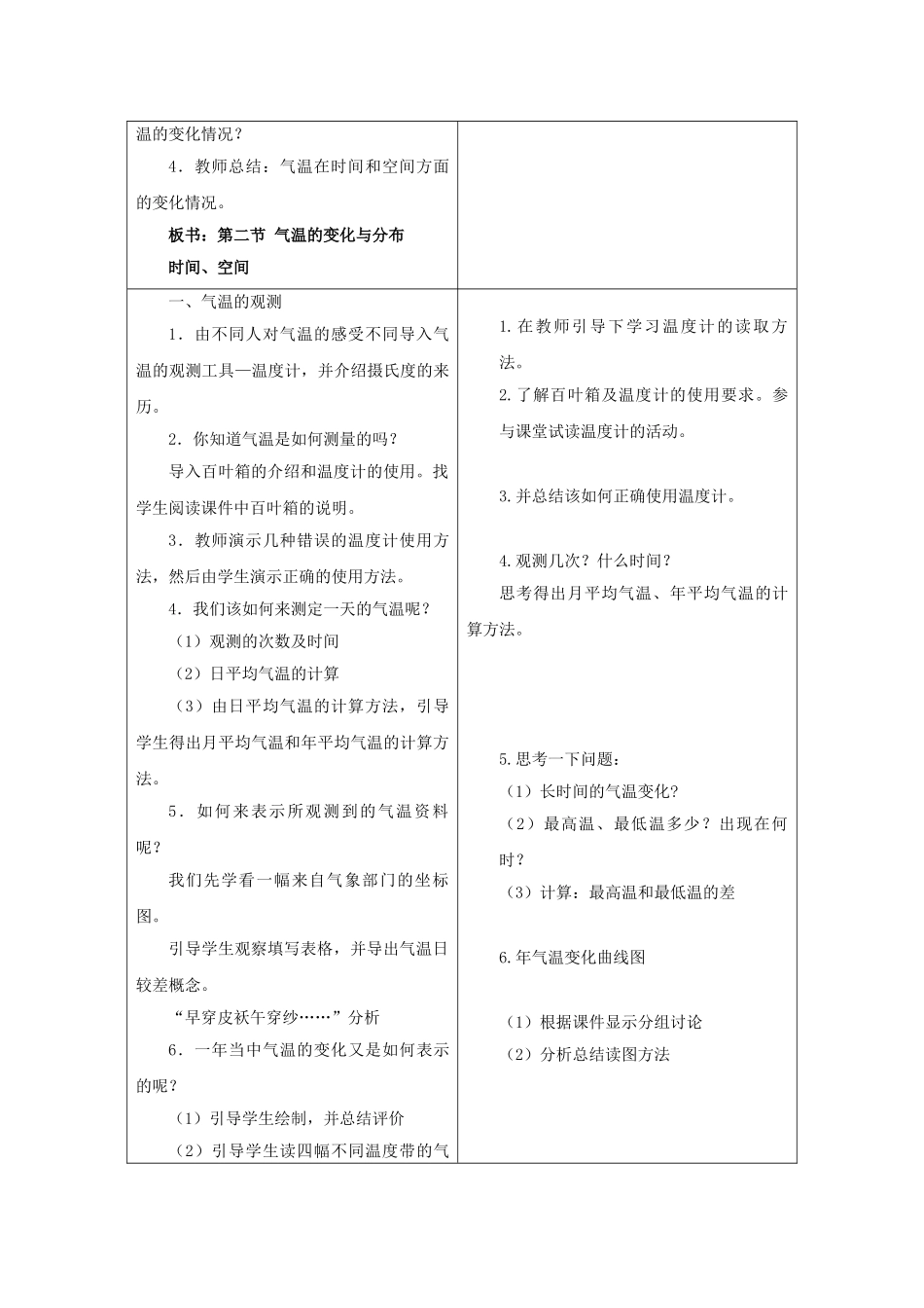 2014秋七年级地理上册 第三章 第二节 气温的变化与分布教案3 （新版）新人教版_第2页