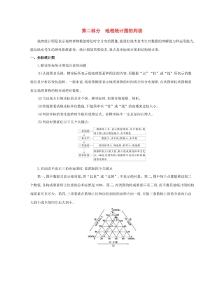 高考地理二轮复习 七类核心图表必“读”：第二部分 地理统计图的判读学案-人教版高三全册地理学案