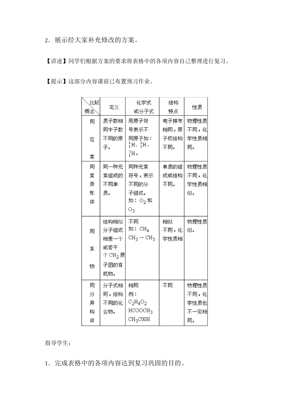 第二轮复习教案同系物及同分异构体_第3页