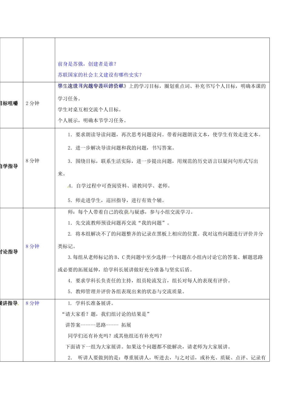 山东省济阳县九年级历史下册 11 东欧社会主义国家的改革与演变导学案设计 新人教版-新人教版初中九年级下册历史学案_第2页