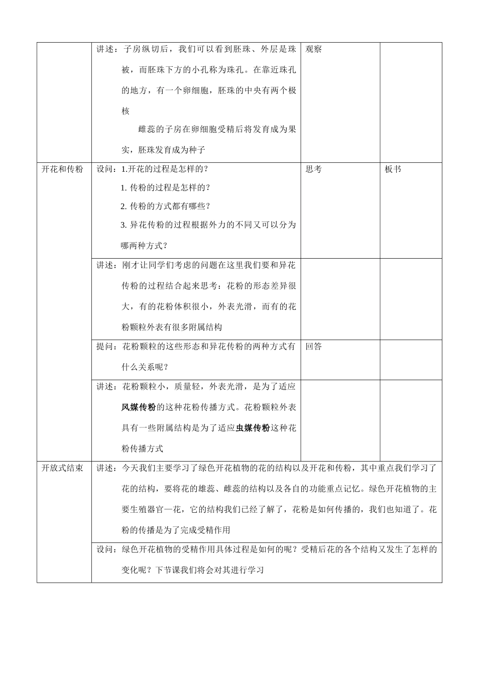 10-1-1绿色开花植物的有性生殖(一)_第3页