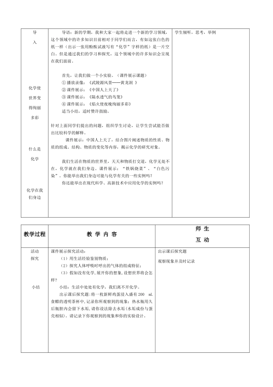九年级化学 教学案全集 粤教版_第2页