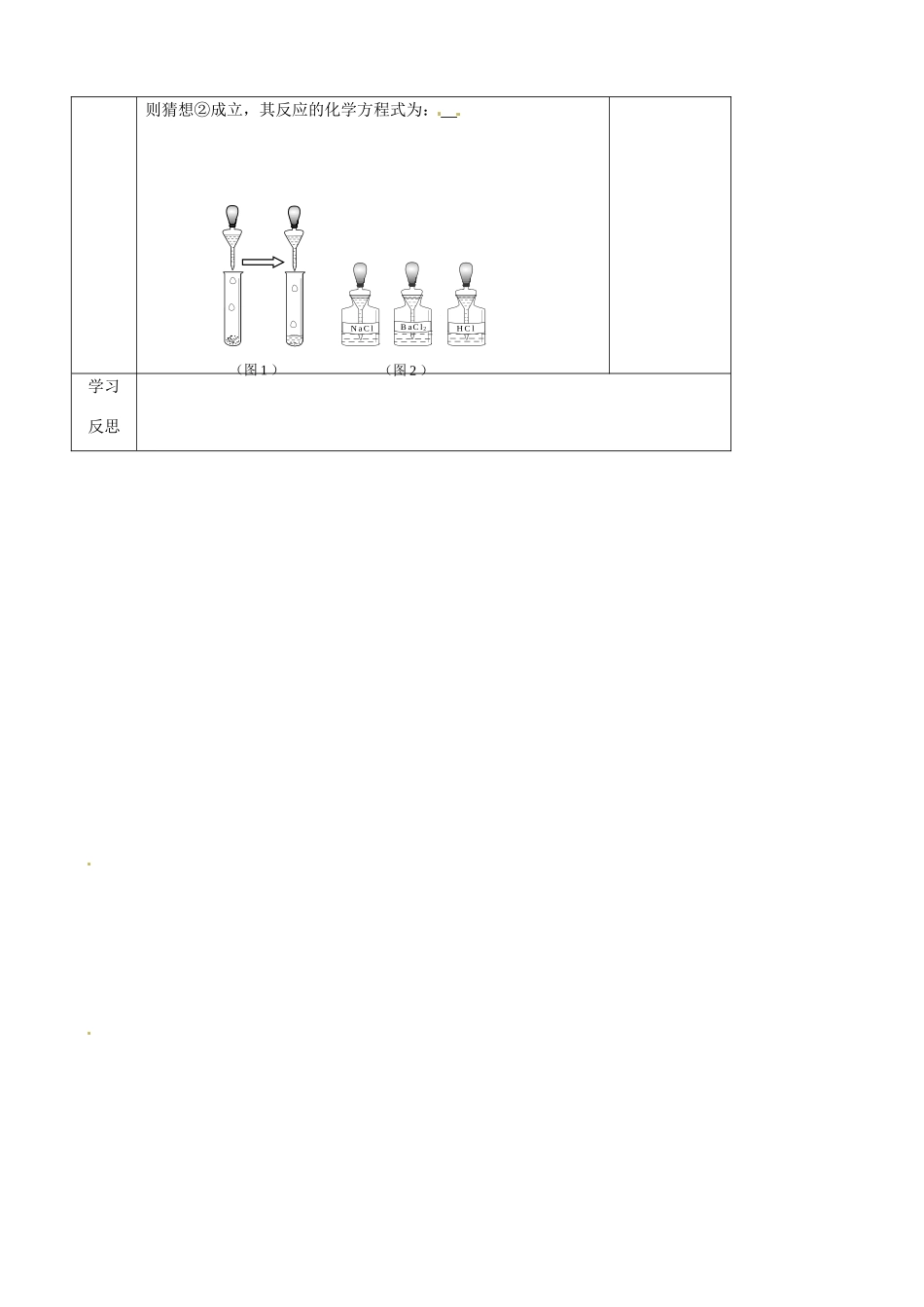 江苏省仪征市第三中学九年级化学《74 酸、碱、盐的应用（第二课时）》导学案 苏教版_第3页