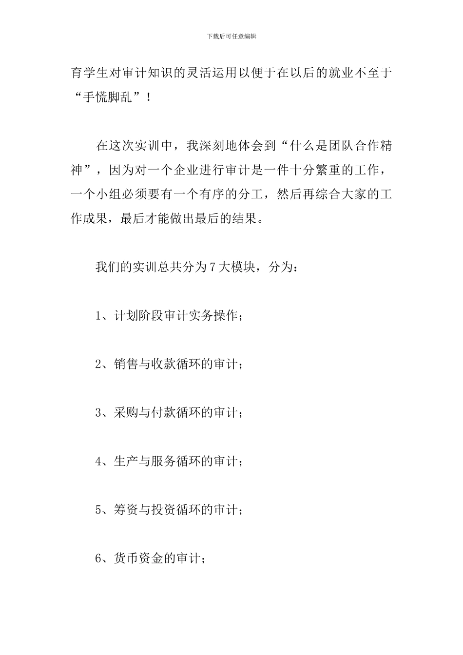 审计实习心得体会范文汇总_第3页